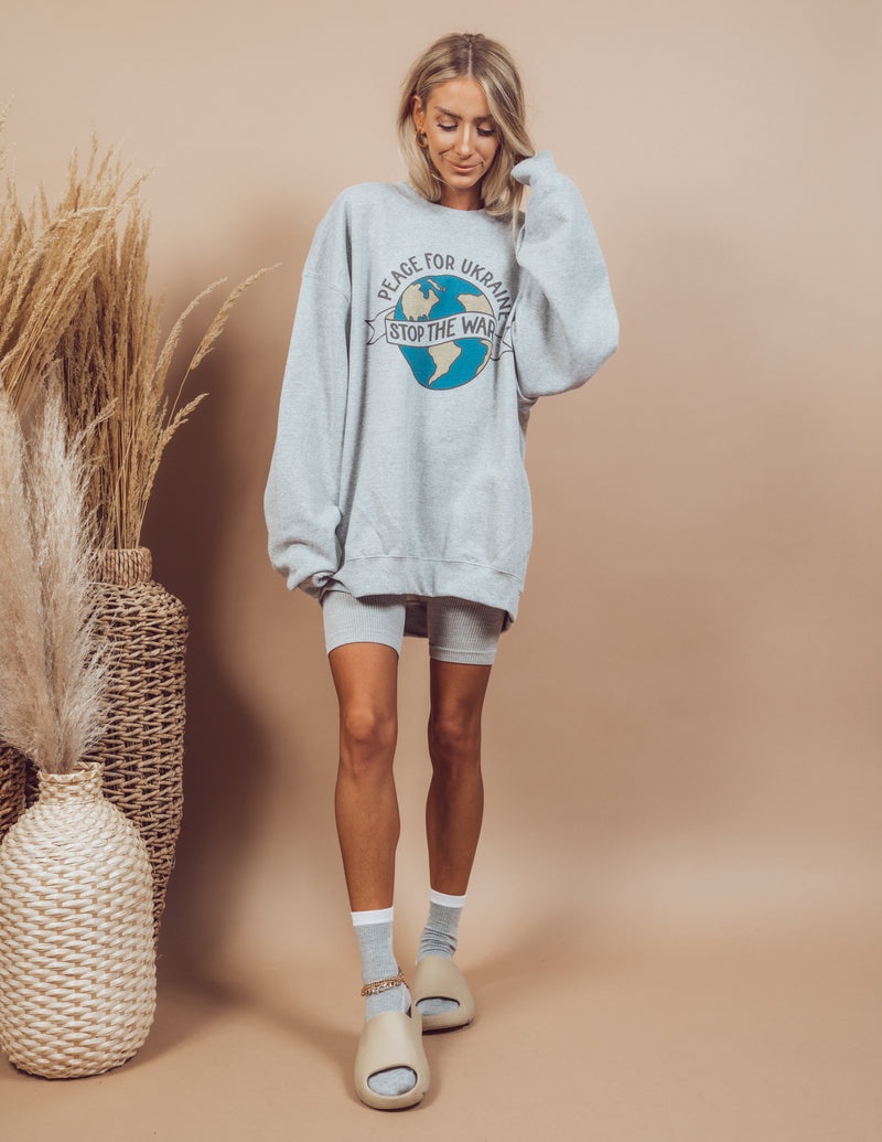 Peace for Ukraine Graphic Sweatshirt