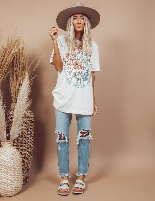 Bloom With Grace Graphic Tee