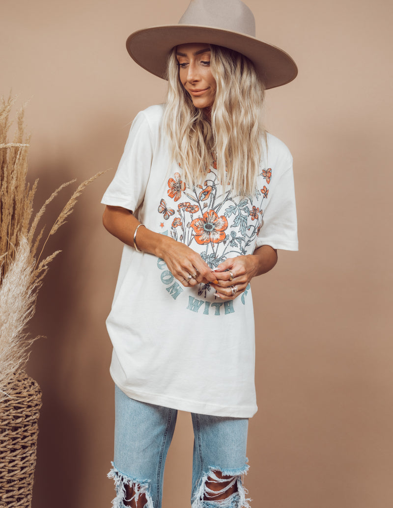 Bloom With Grace Graphic Tee