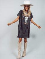 Take Me Away Graphic T-Shirt Dress