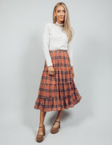 BeBe Plaid Skirt