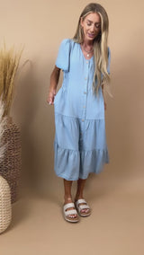 Marleigh Denim Dress *RESTOCKING SOON*