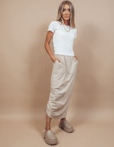 Oaklyn Cargo Maxi Skirt