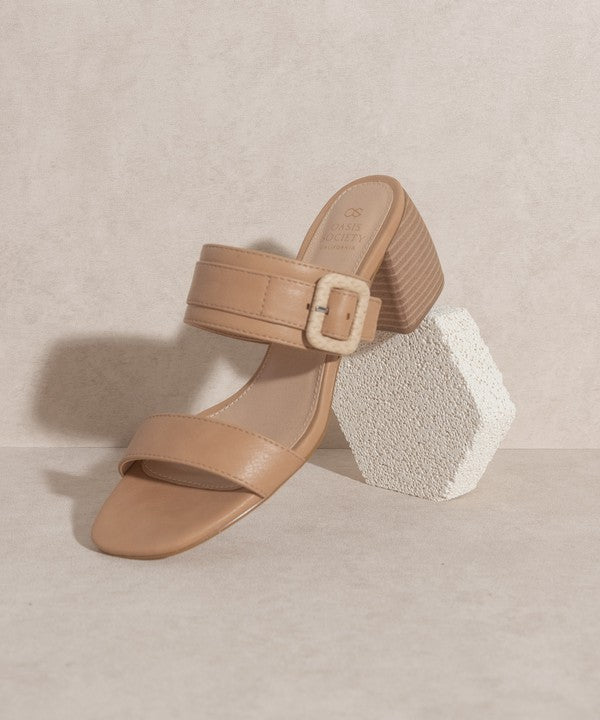 Nicole Buckle Block Heel