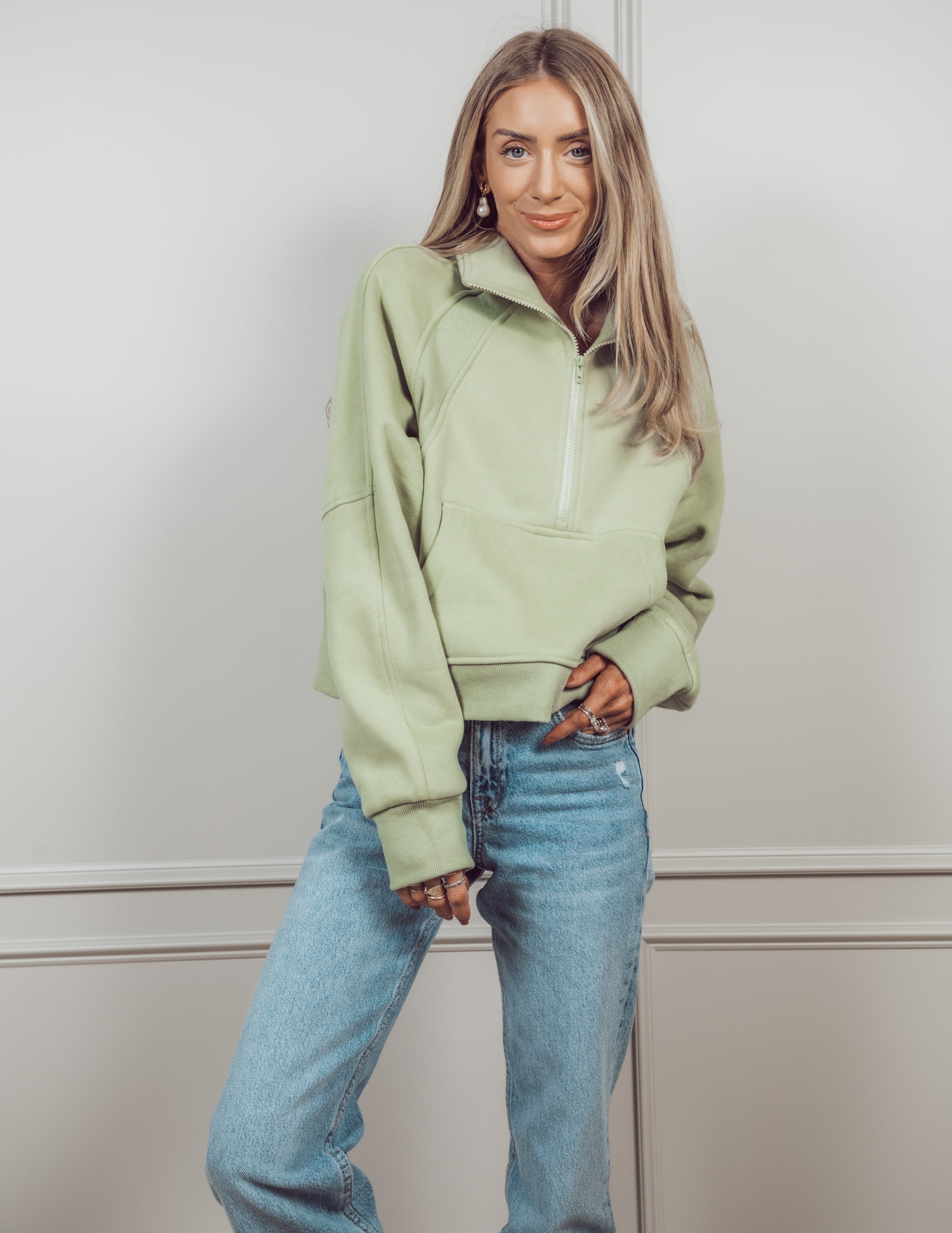 Valerie Half-Zip Sweatshirt