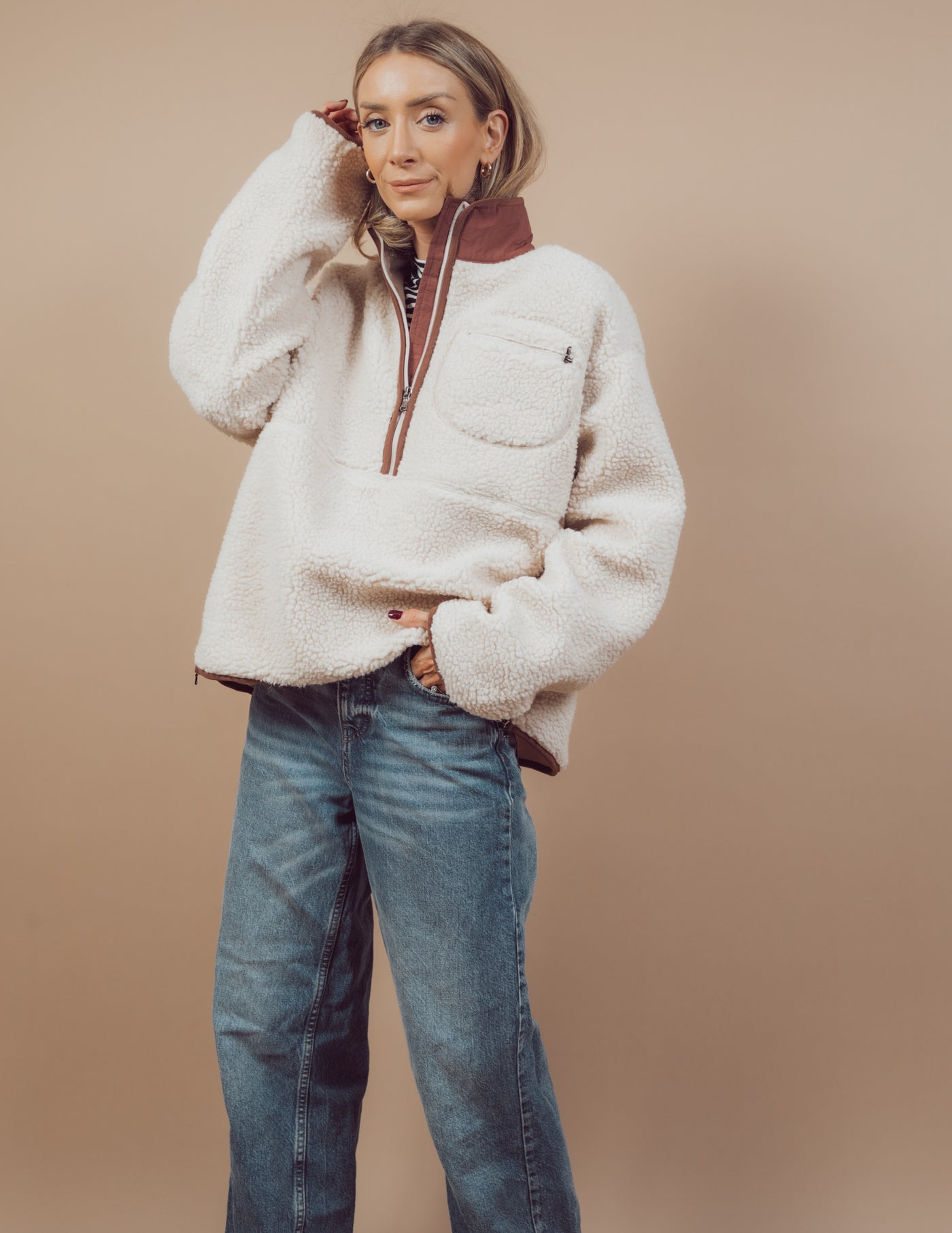 Jordyn Sherpa Pullover