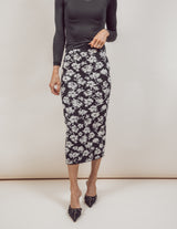 Delilah Floral Midi Skirt