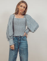 Ruby Gingham Top