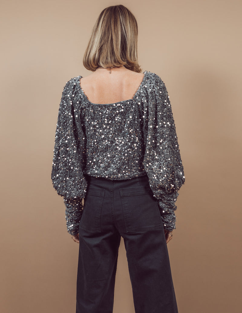 Empire Sequin Top