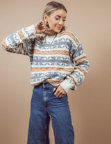 Harlow Printed Sweater