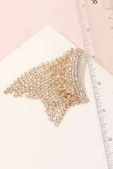 Rhinestone Tassel Fringe Earrings