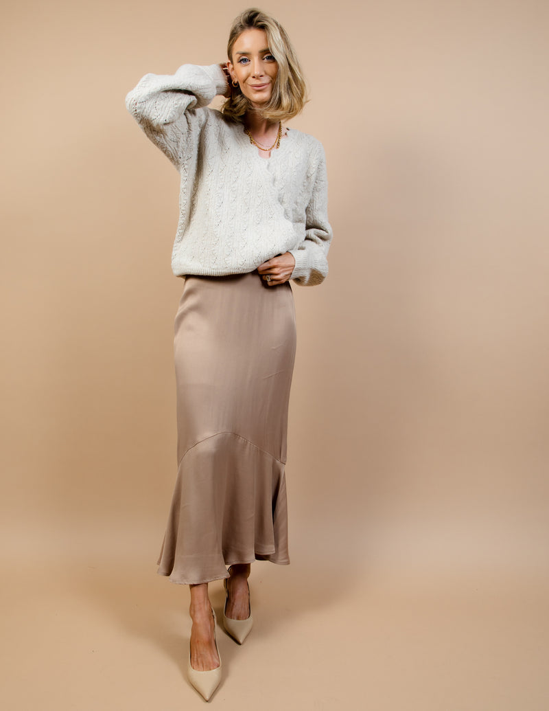 Kensington Satin Skirt