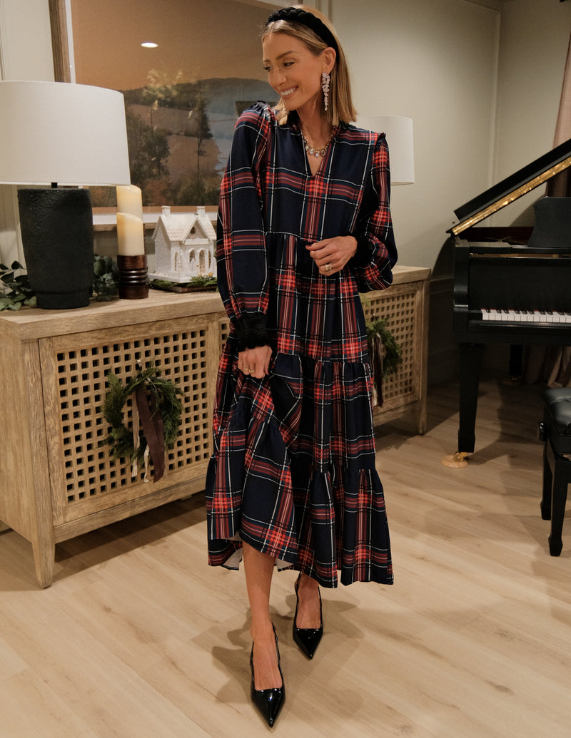 Laina Plaid Dress