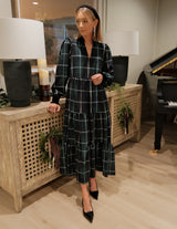 Laina Plaid Dress