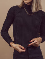 Dominique Mock Neck Top