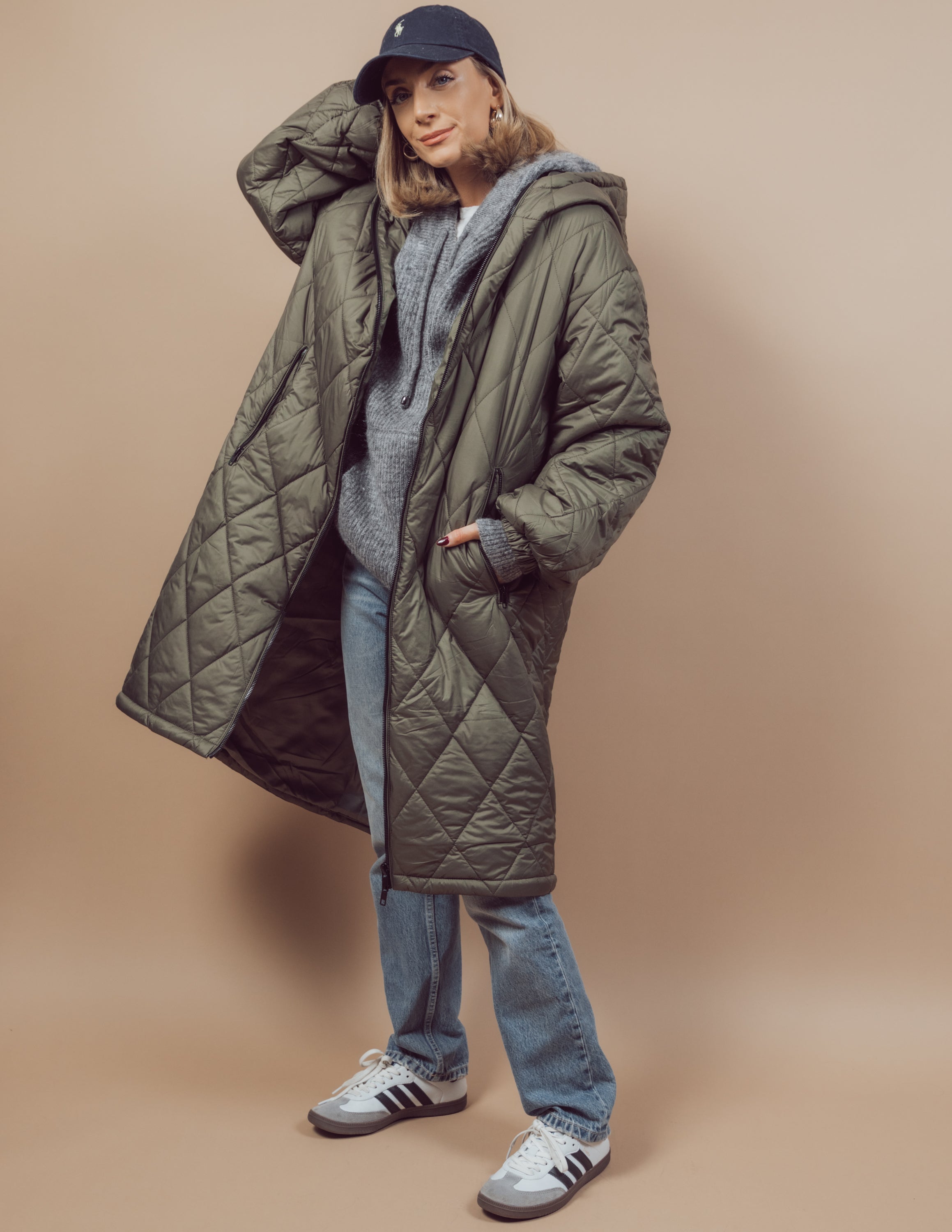 Brooklyn Longline Quilted Jacket