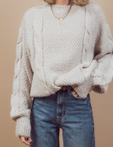 Bec Cable Knit Sweater *RESTOCKING SOON*