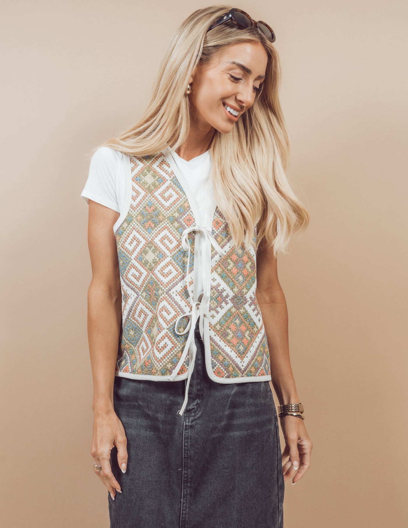 Winona Printed Vest