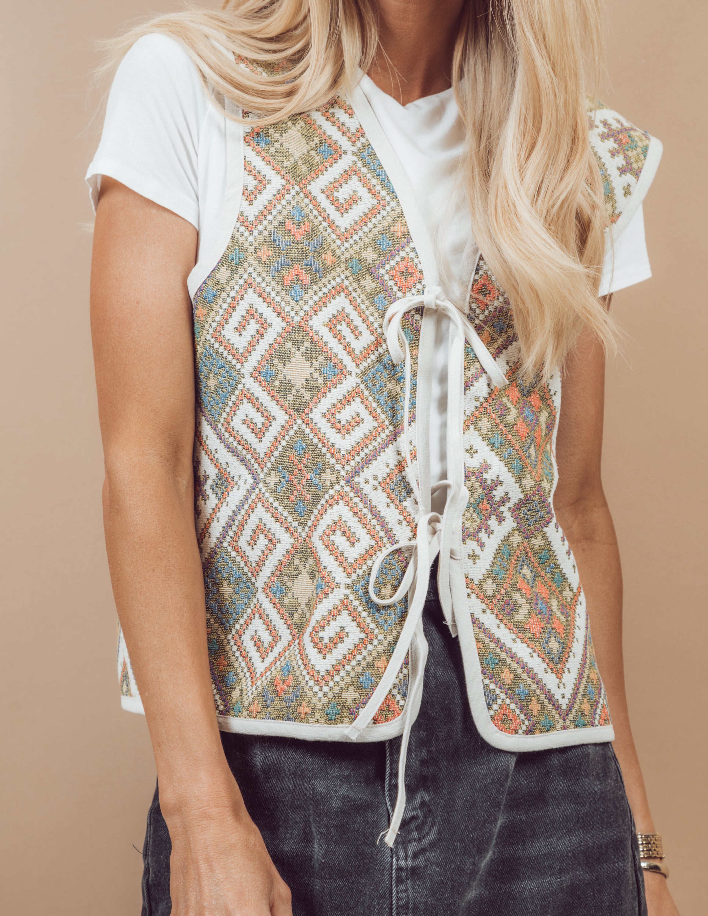 Winona Printed Vest