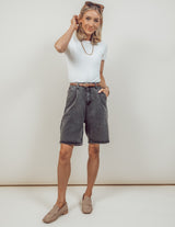 Eugenia Bermuda Denim Shorts