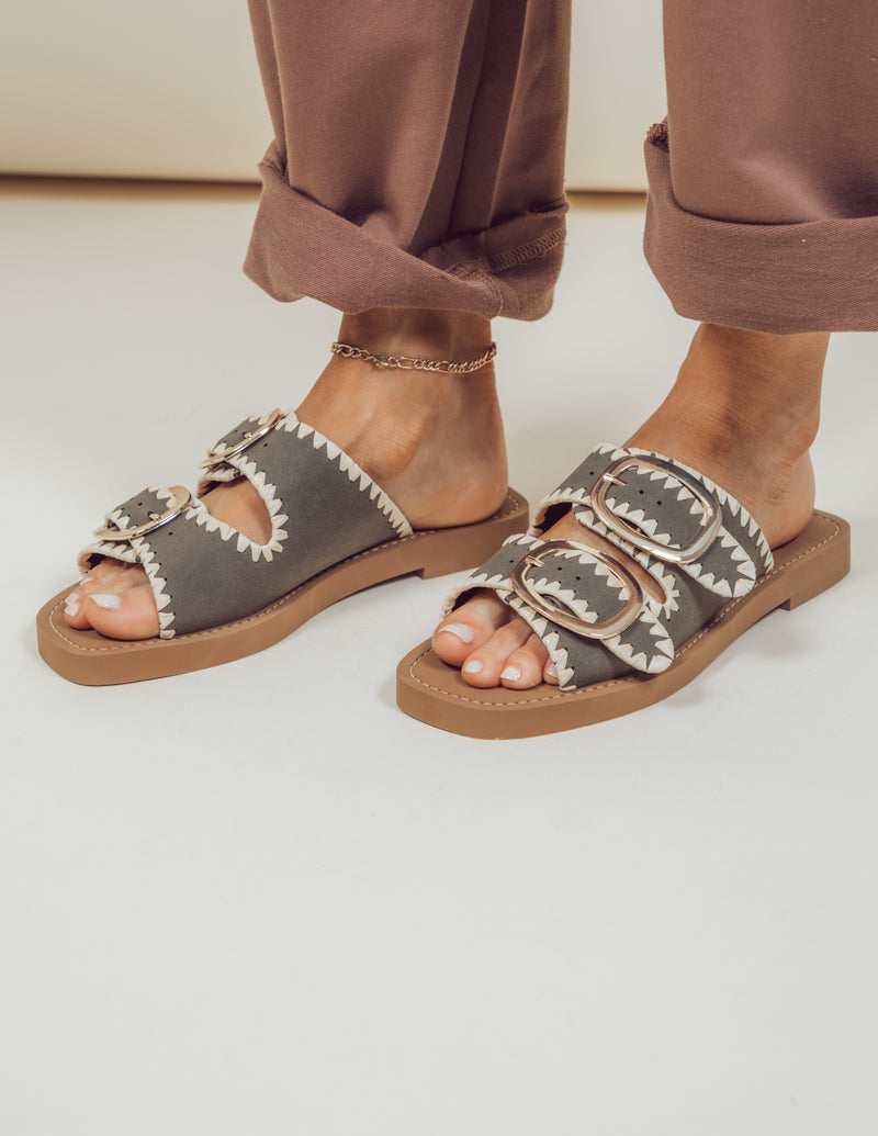 Tivoli Double Buckle Sandals