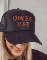 "Cowboy Hat" Embroidered Trucker Hat