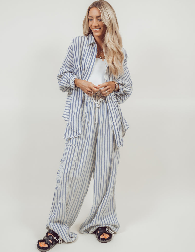 Brinton Striped Button Down