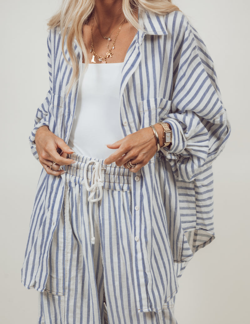 Brinton Striped Button Down