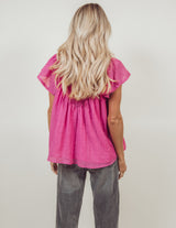 Maycie Flutter Sleeve Top