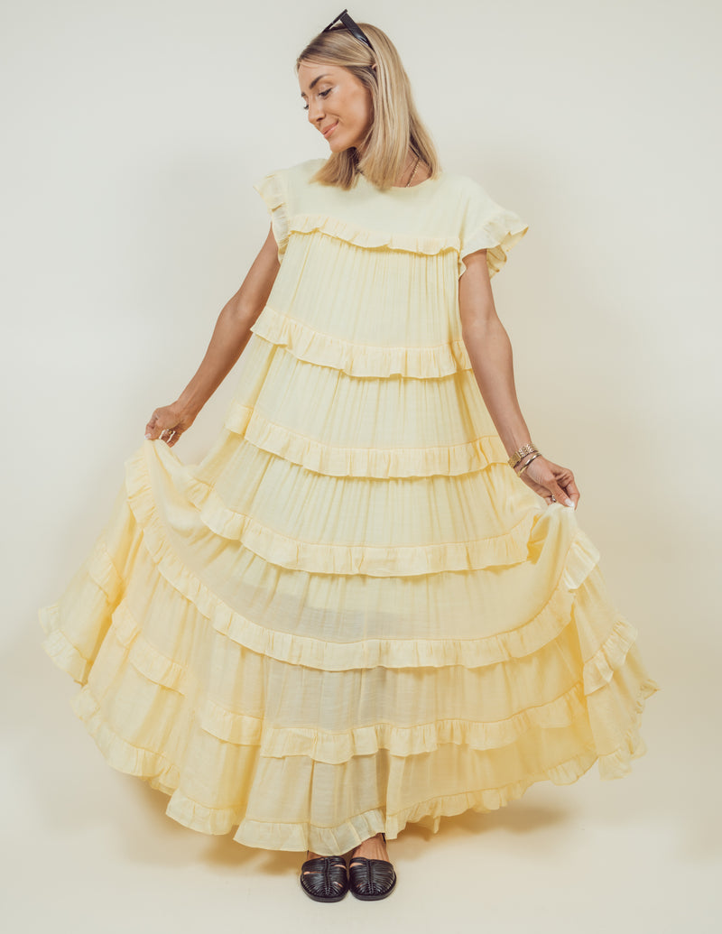 Betty Ruffle Tiered Dress Pre-Order