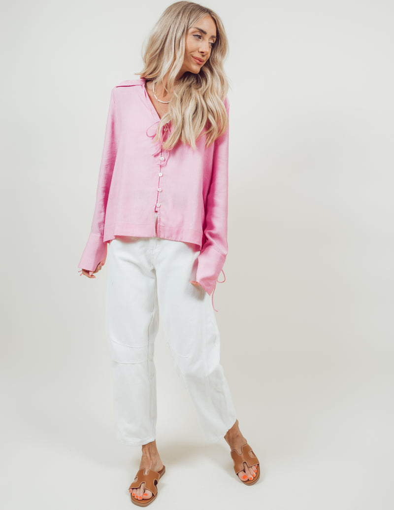 Nell Button Down Top