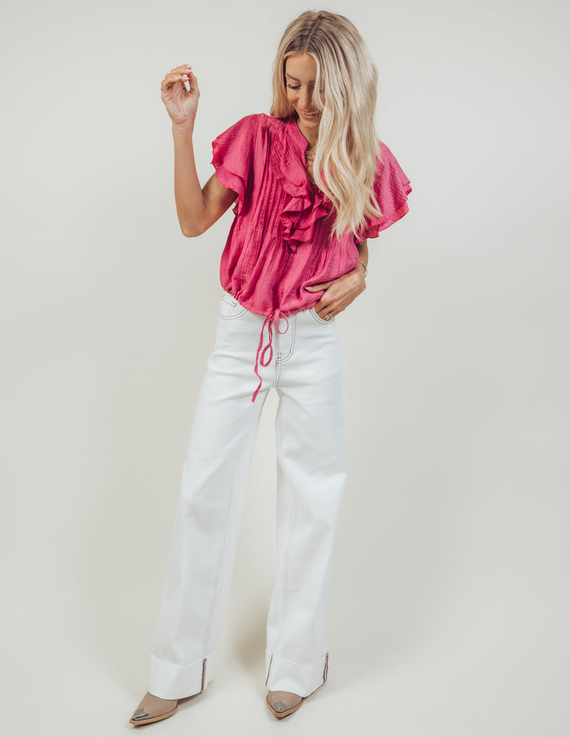 Aislinn Ruffle Top