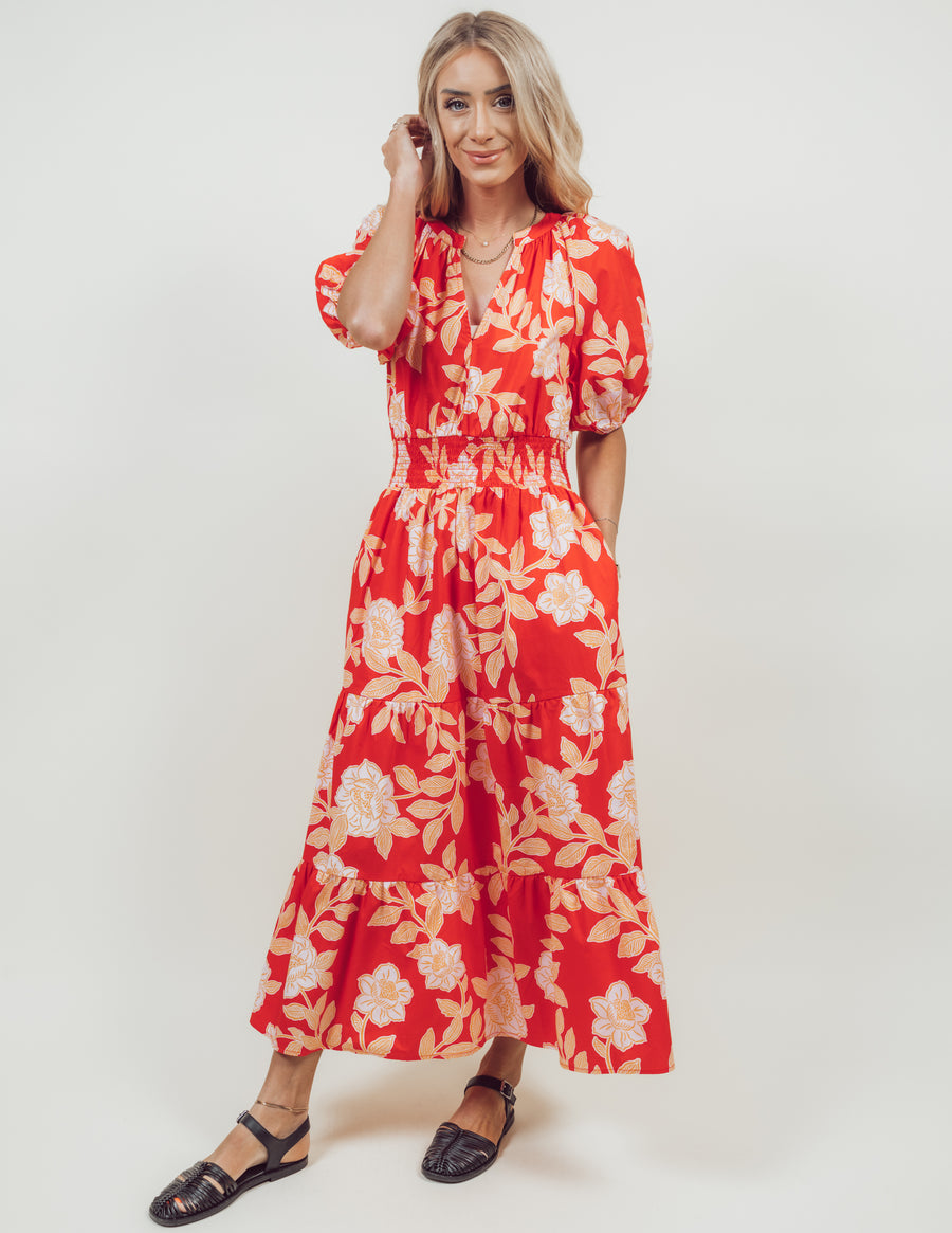 Lilo Tropics Midi Dress