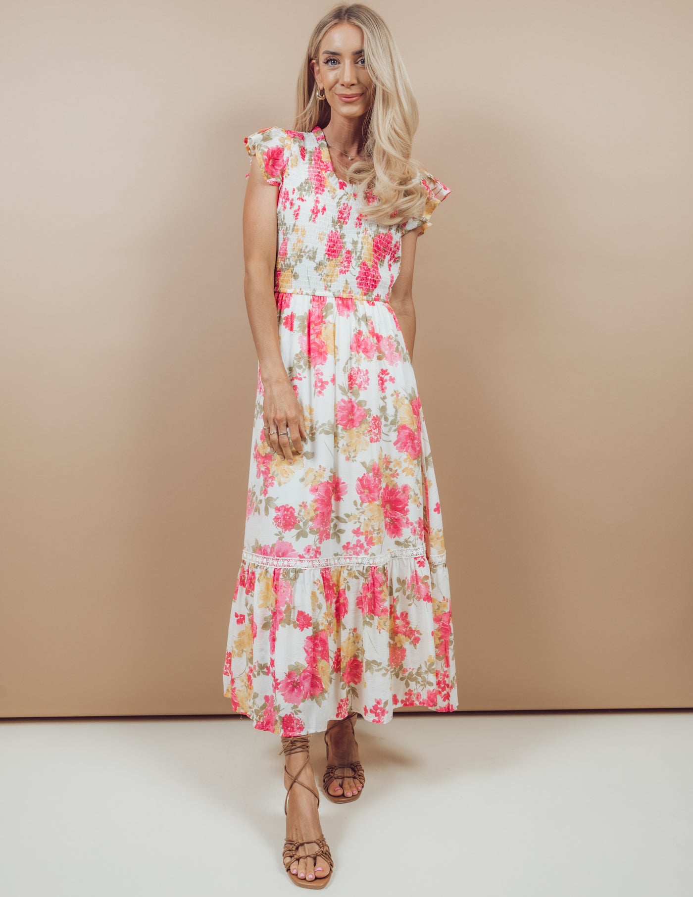 Elanora Floral Midi Dress