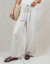 Jedda Wide Leg Linen Pants