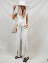 Jedda Wide Leg Linen Pants