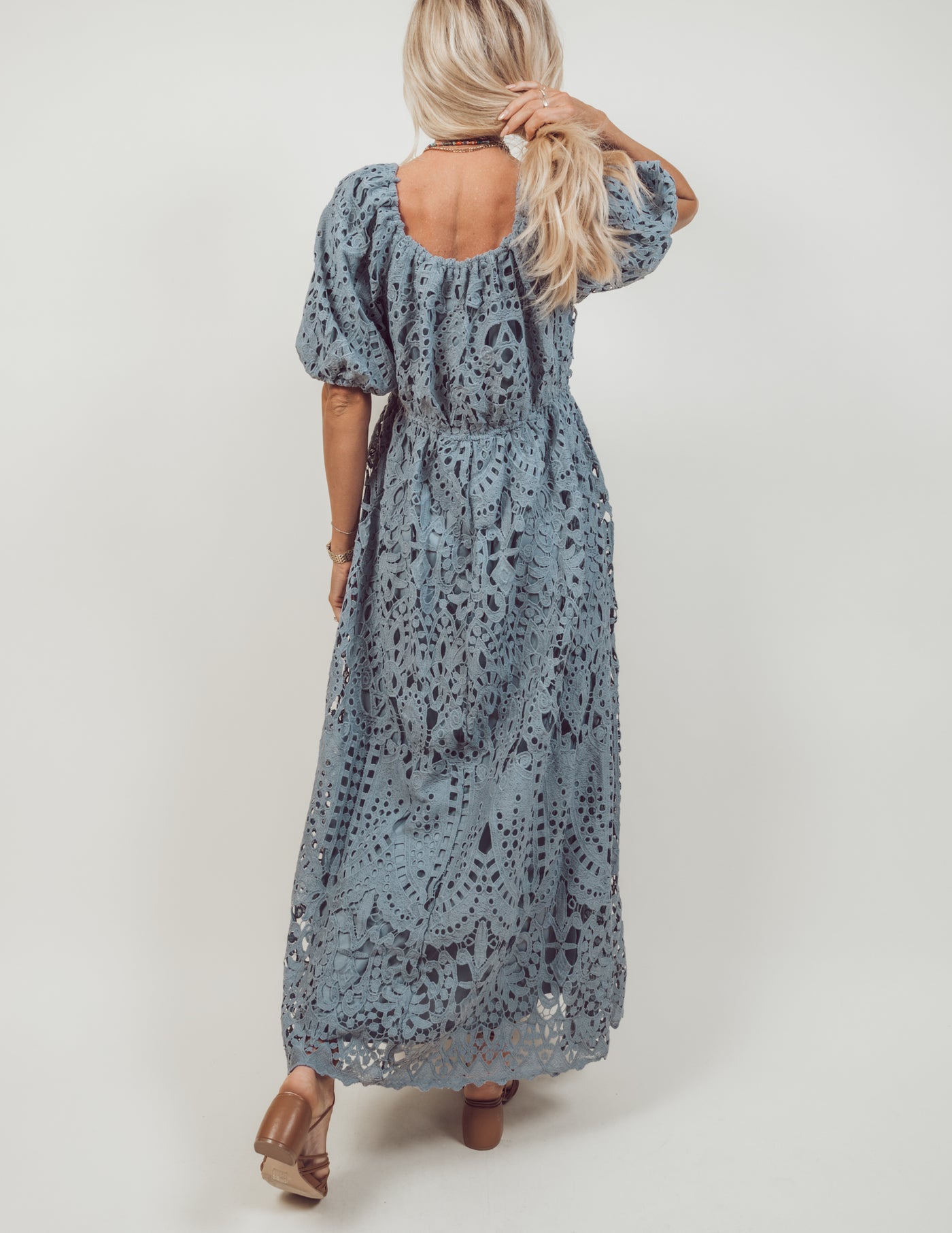 Frances Lace Midi Dress