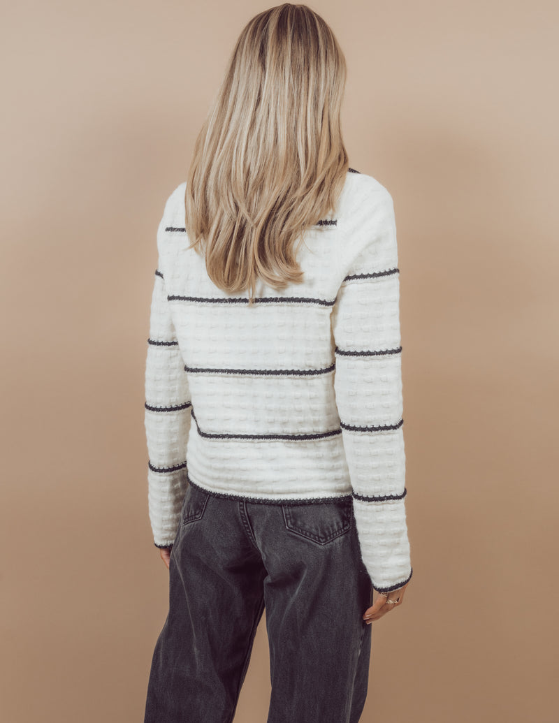 Greta Striped Cardigan