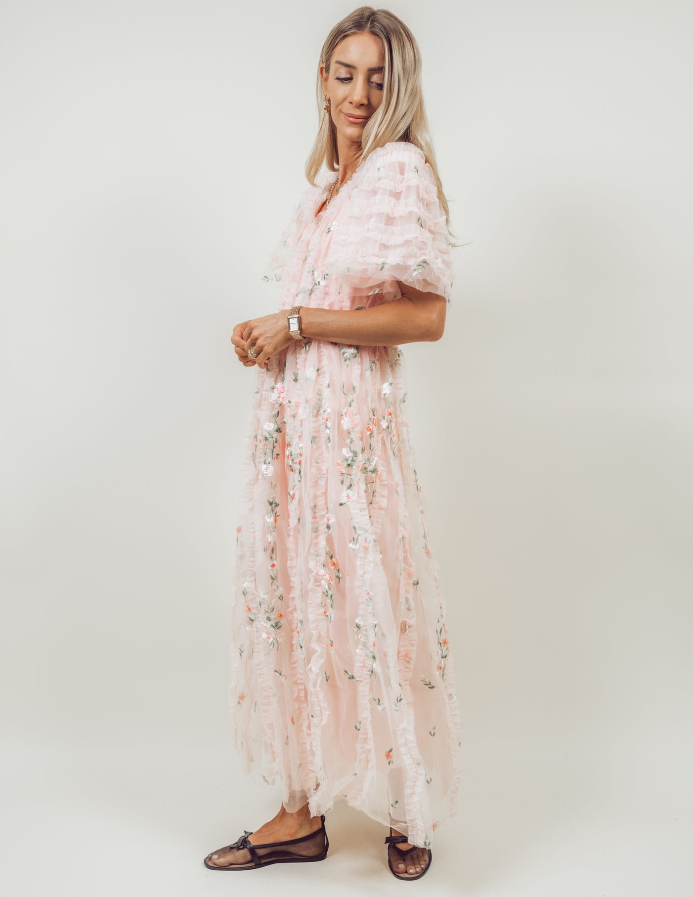 Luke Garden Embroidered Dress