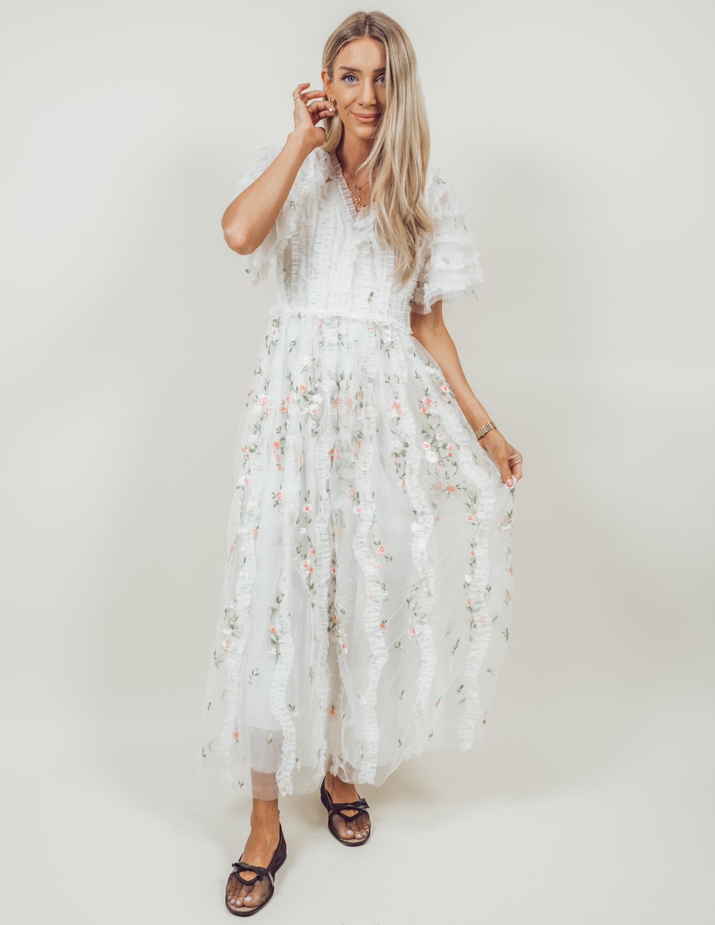 Luke Garden Embroidered Dress