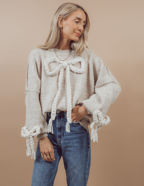 LuLu Bow Sweater *RESTOCKING SOON*