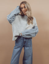 Michelle Denim Sweater