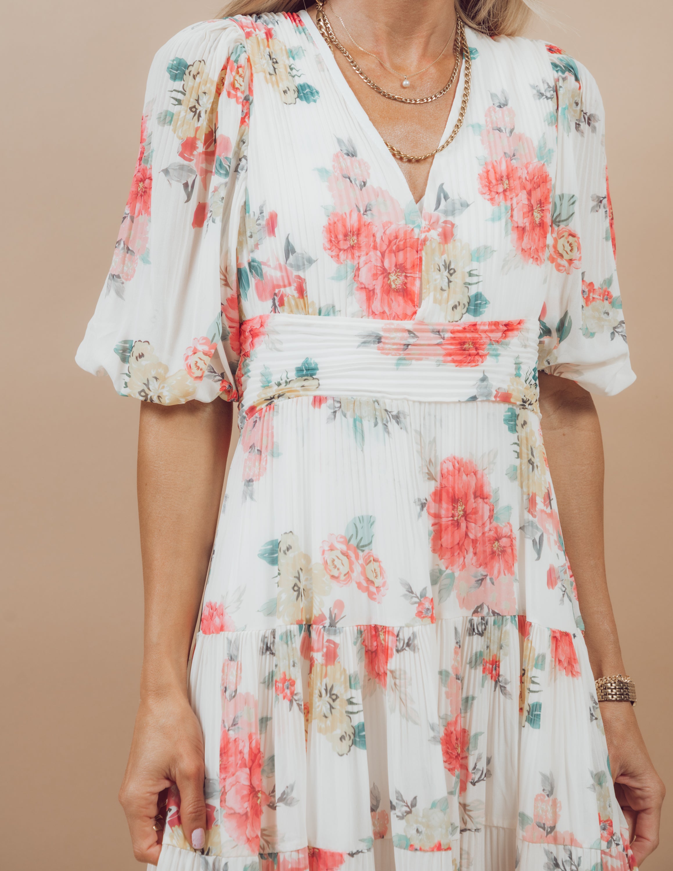 Floral Fantasy Midi Dress