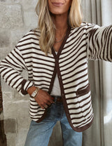 Jessica Striped Cardigan