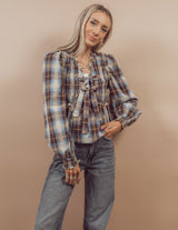 Leticia Plaid Top *RESTOCKING SOON*