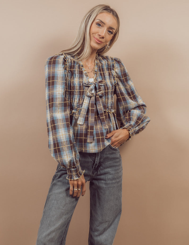 Leticia Plaid Top *RESTOCKING SOON*