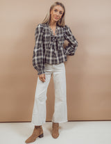 Leticia Plaid Top *RESTOCKING SOON*