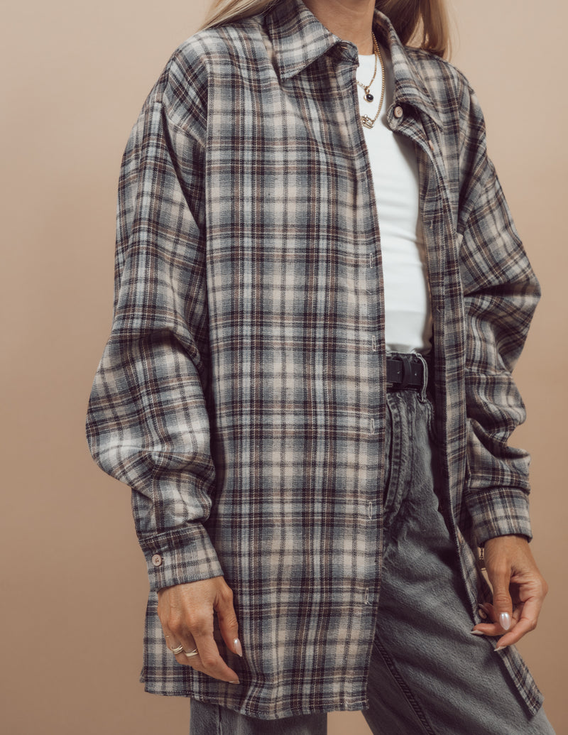 Jackie Oversized Button Up