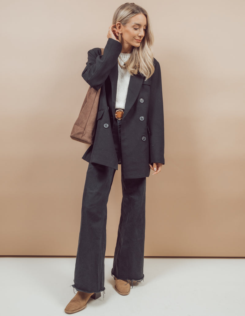 Lynn Double Breasted Oversized Blazer