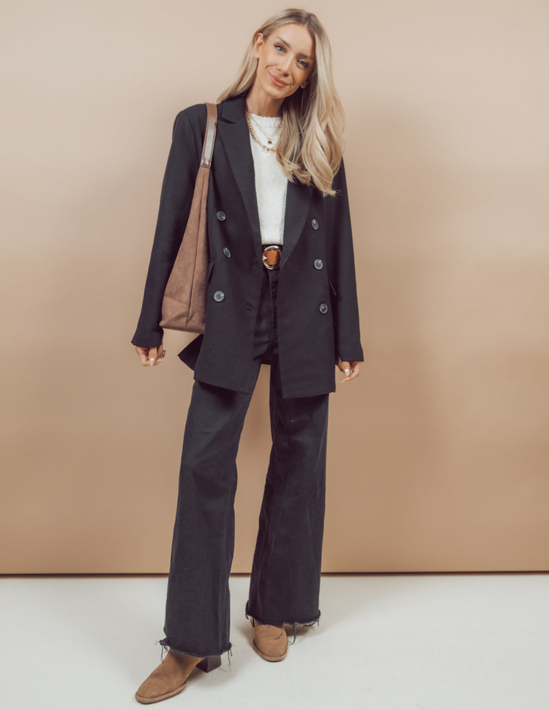 Lynn Double Breasted Oversized Blazer